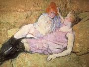 Henri de toulouse-lautrec, The Sofa